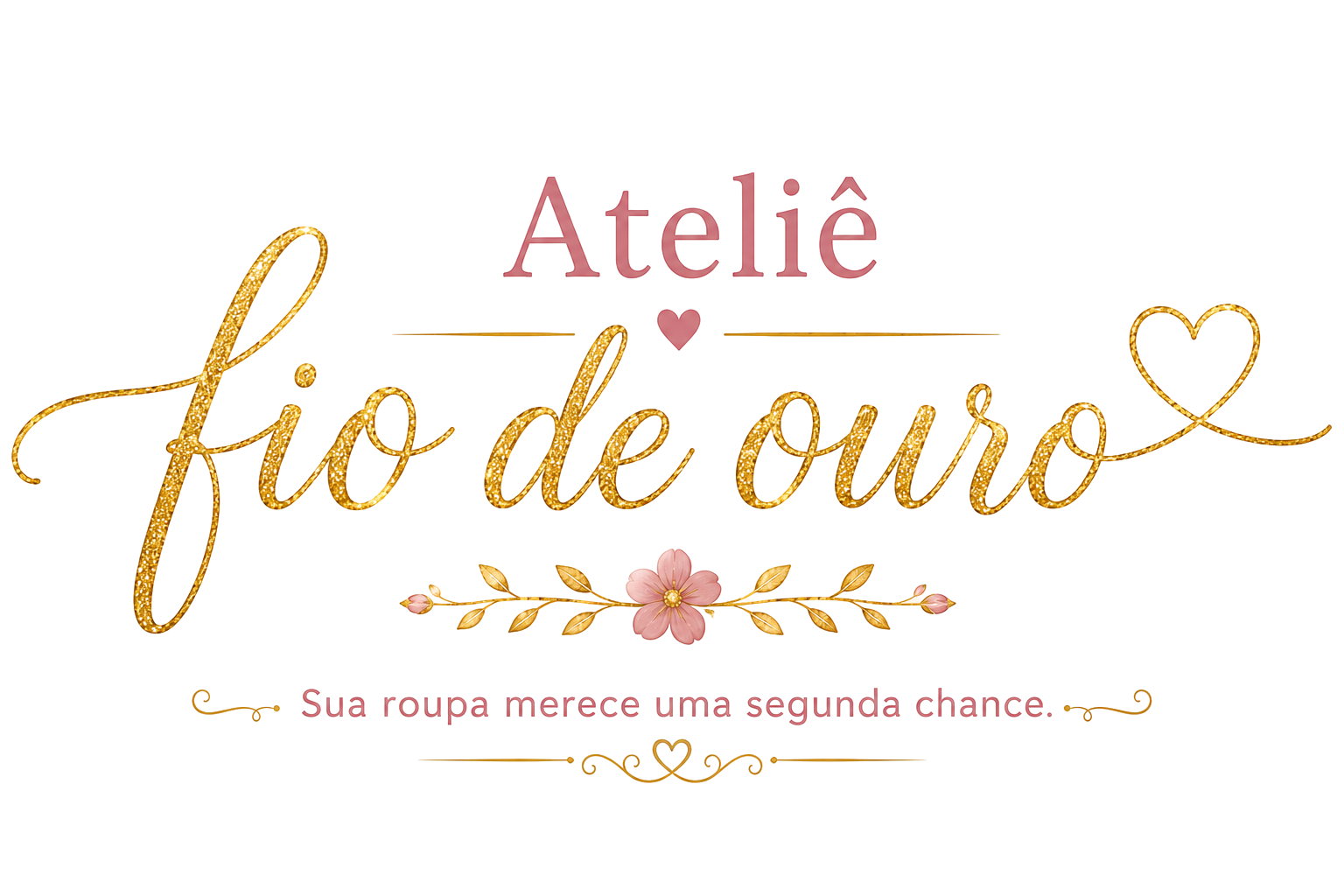 Logo Ateliê Fio de Ouro